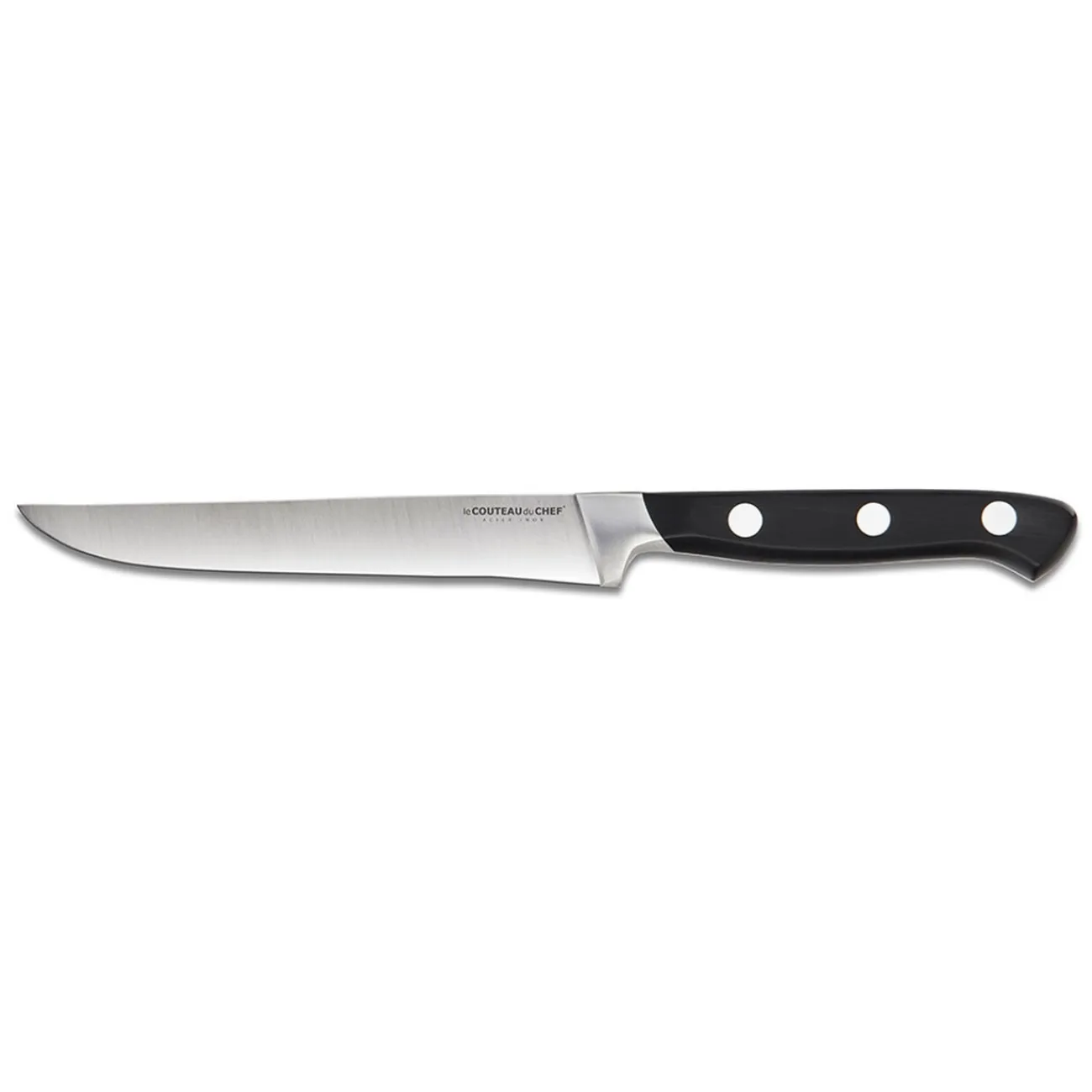 Gifi Couteau à steak forgé acier carbone lame 12 cm
