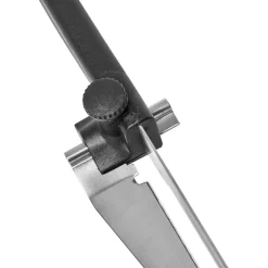 Gifi Couteau à trancher réglable noir en inox