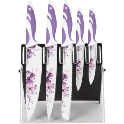 Gifi Couteau de cuisine décoré x5