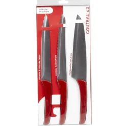 Gifi Couteau en inox x3