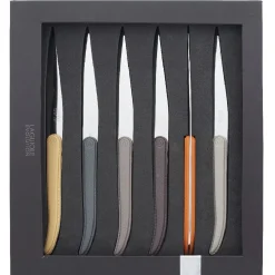 Gifi Couteau multicolore x6 laguiole