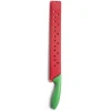 Gifi Couteau pour pastèque métal rouge et ABS vert L43,5x5x2,5cm