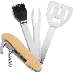Gifi Couteau suisse 4 en 1 spécial barbecue