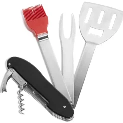 Gifi Couteau suisse 4 en 1 spécial barbecue