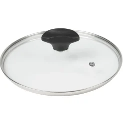 Gifi Couvercle anti éclaboussures poignée repose ustensile Ø 20