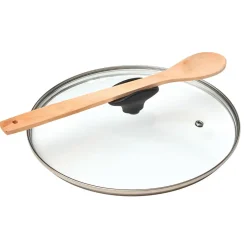 Gifi Couvercle anti éclaboussures poignée repose ustensile Ø 20
