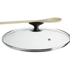 Gifi Couvercle anti éclaboussures en verre trempé Ø28 cm