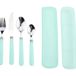 Gifi Couvert nomade x 4 avec boîte assortie