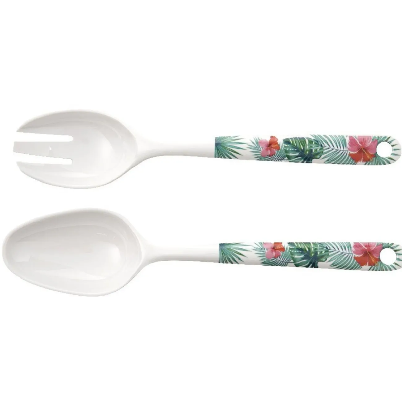 Gifi Couvert salade plastique motif summer