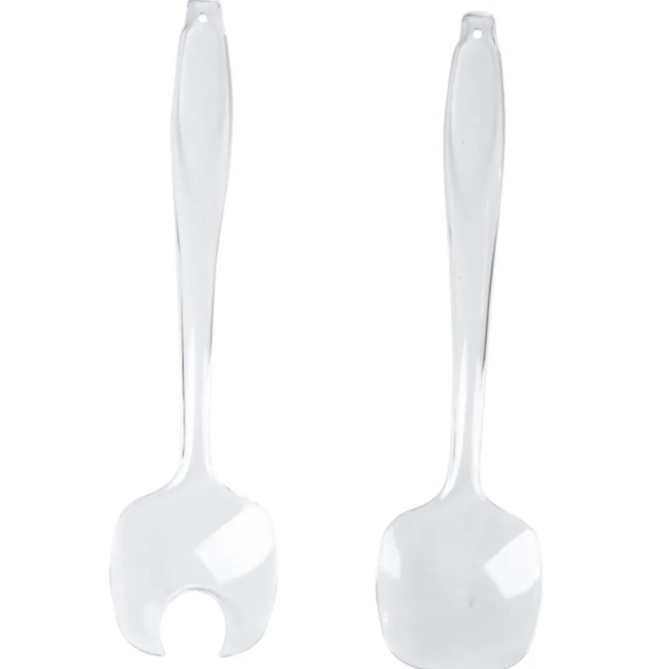 Gifi Couverts à salade transparents