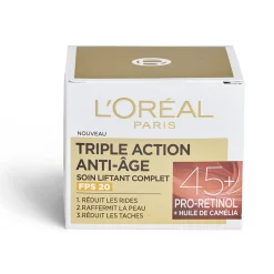 Gifi Beauté^Crème de jour L'Oréal triple action anti-âge 50ml