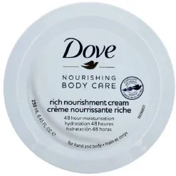Gifi Beauté^Crème Dove visage et corps nourrissante riche hydratation 48H 250ml