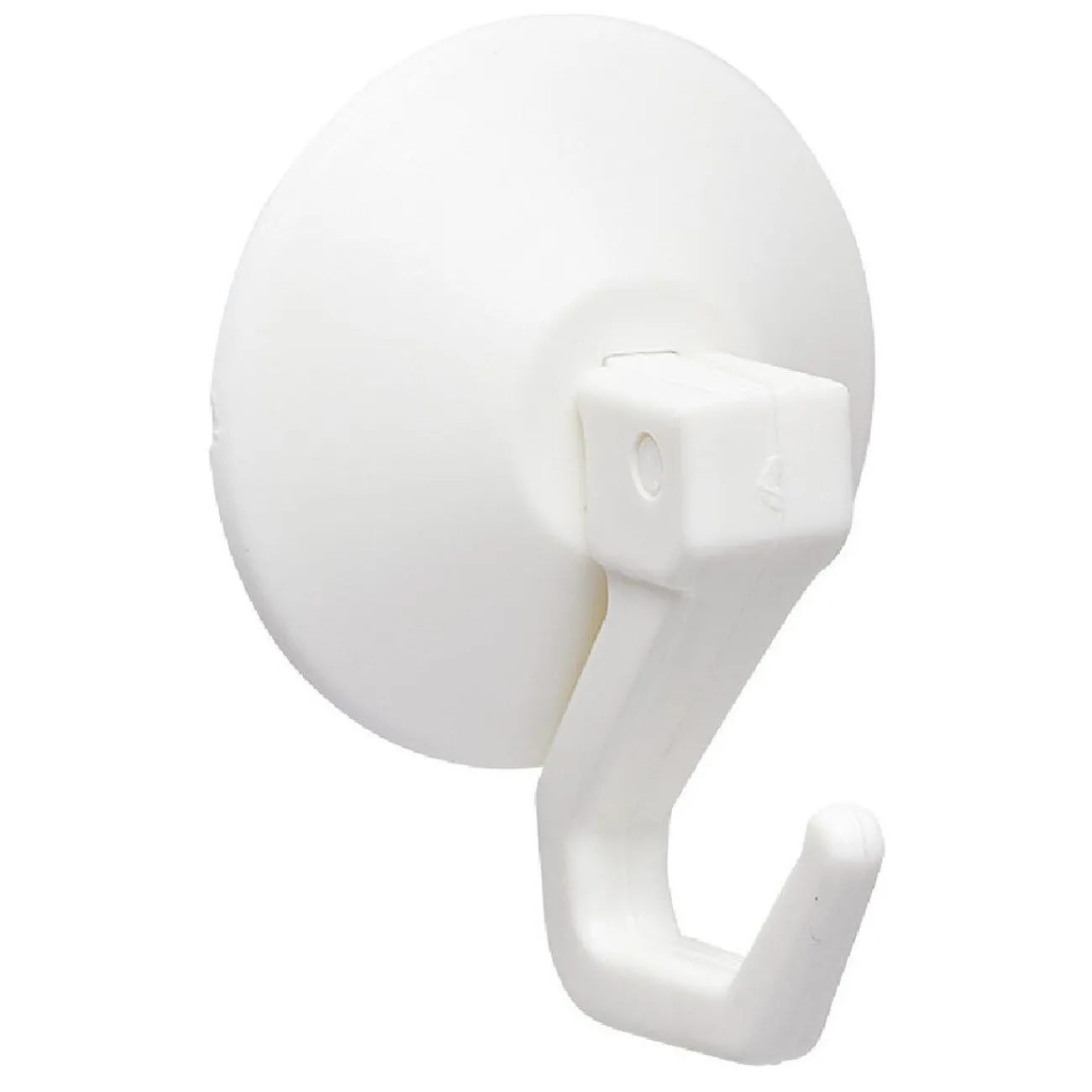 Gifi Rangement|Crochet à ventouse en plastique blanc ø5 CM