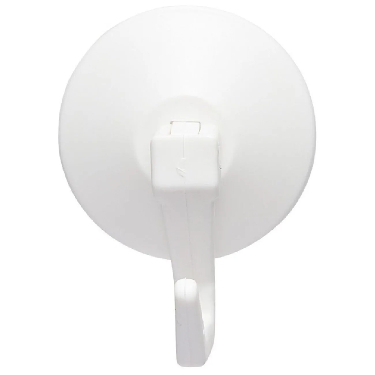 Gifi Rangement|Crochet à ventouse en plastique blanc ø5 CM