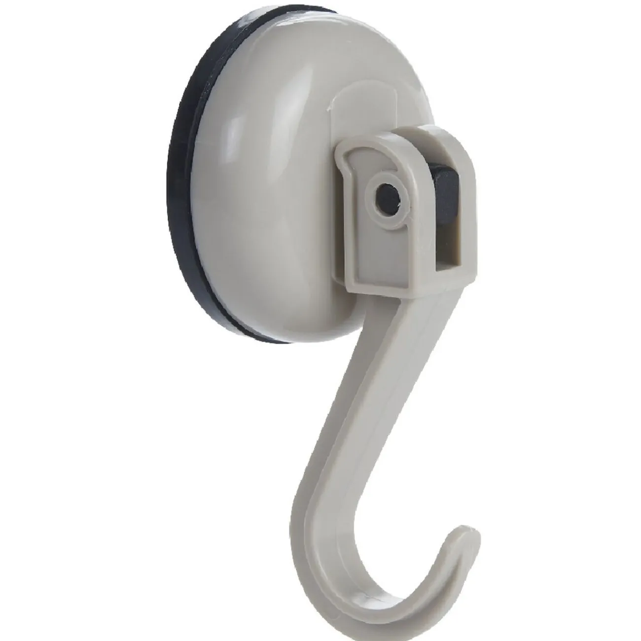 Gifi Rangement|Crochet à ventouse gris