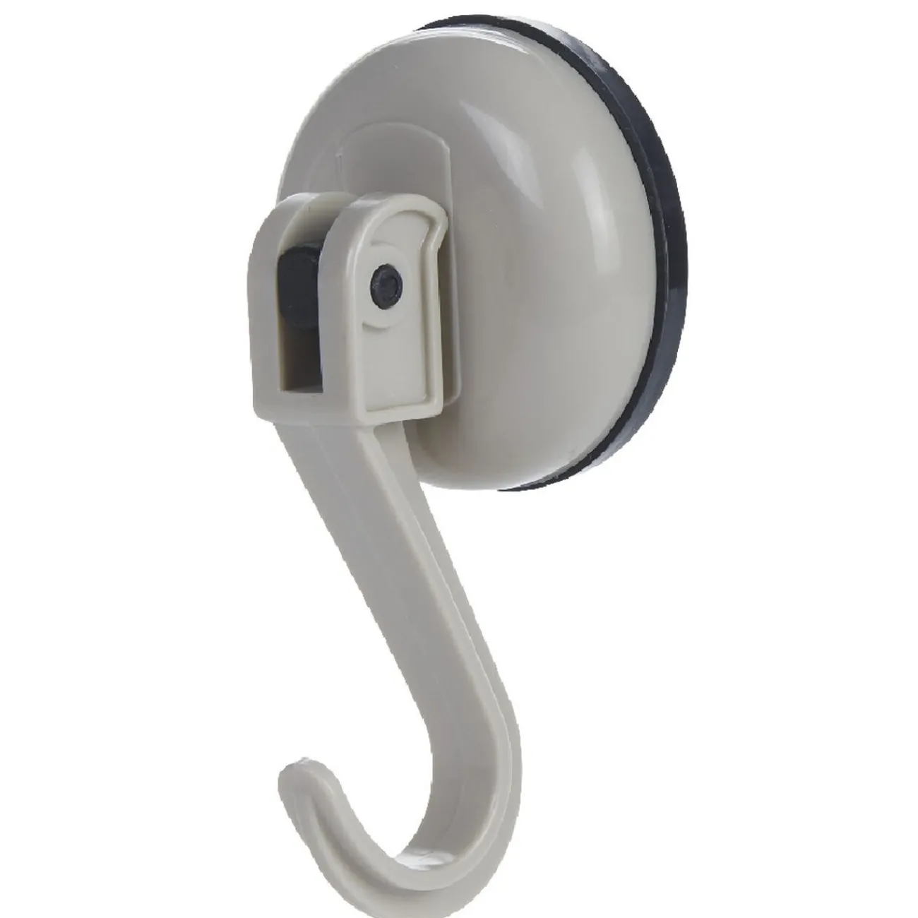 Gifi Rangement|Crochet à ventouse gris