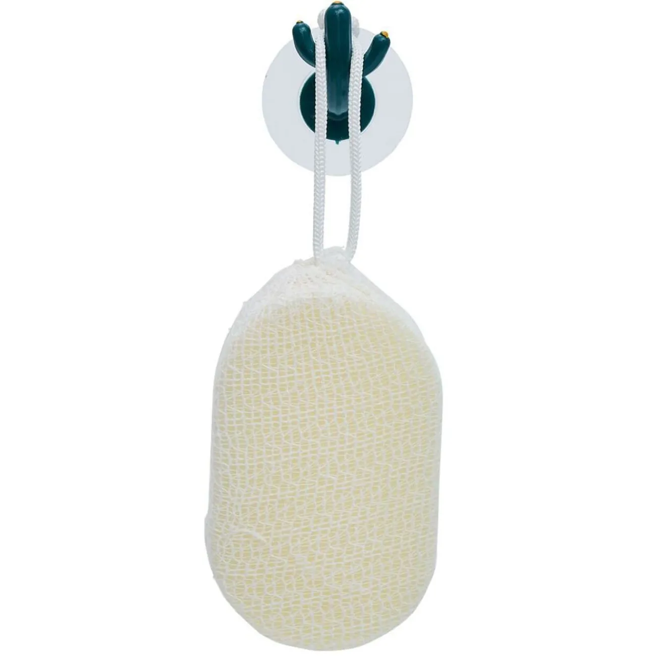 Gifi Rangement|Crochet adhésif cactus x2 bleu canard