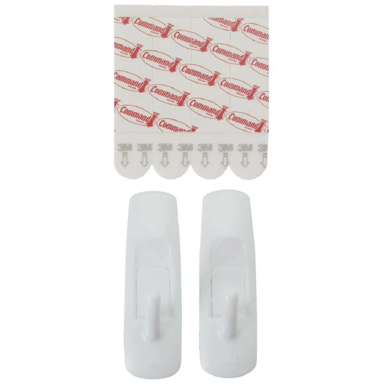 Gifi Rangement|Crochet adhésif 3M basique blanc x2