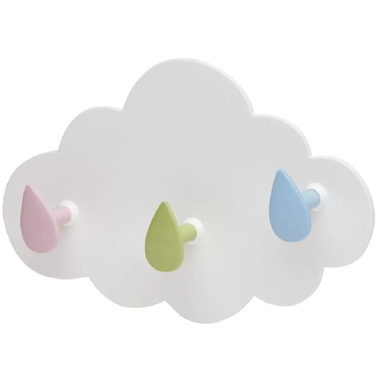 Gifi Rangement|Crochet triple forme nuage à coller