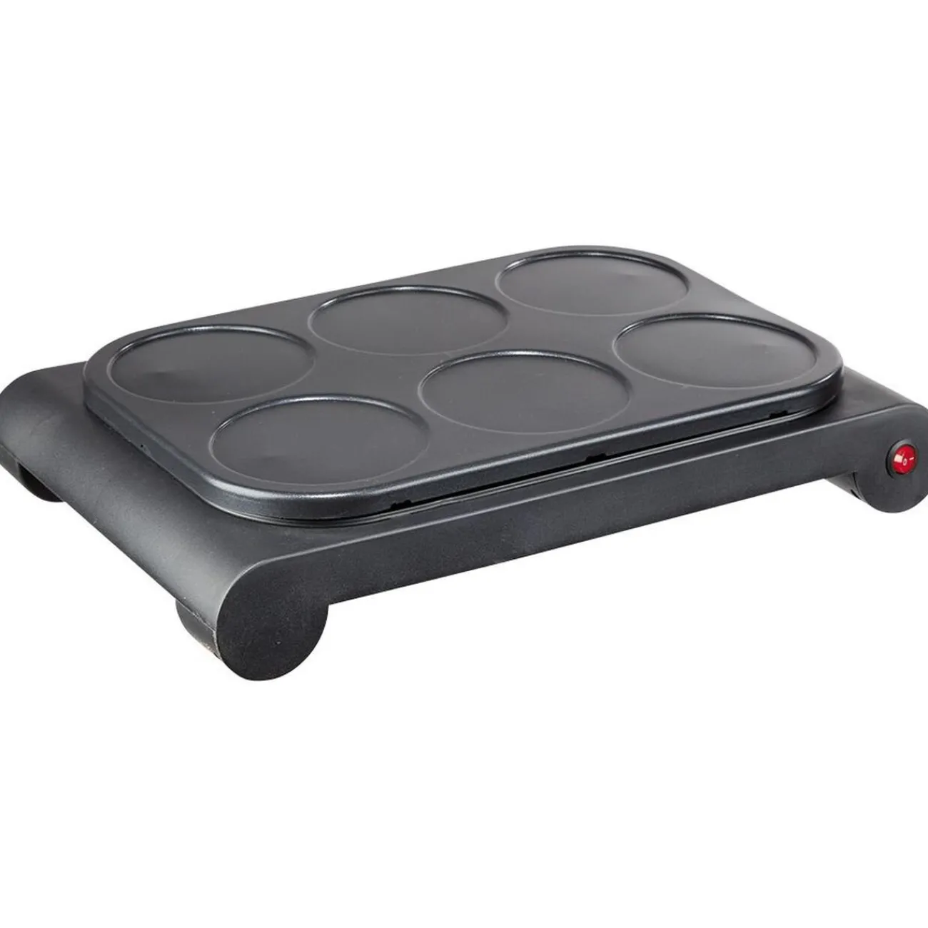 Gifi Crêpière 6 personnes aluminium noir 1000W