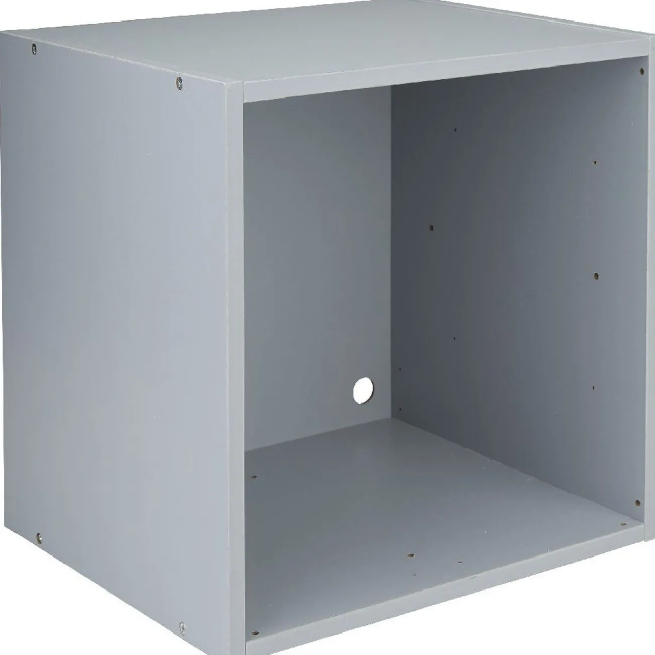 Gifi Rangement|Cube de rangement 1 case bois gris