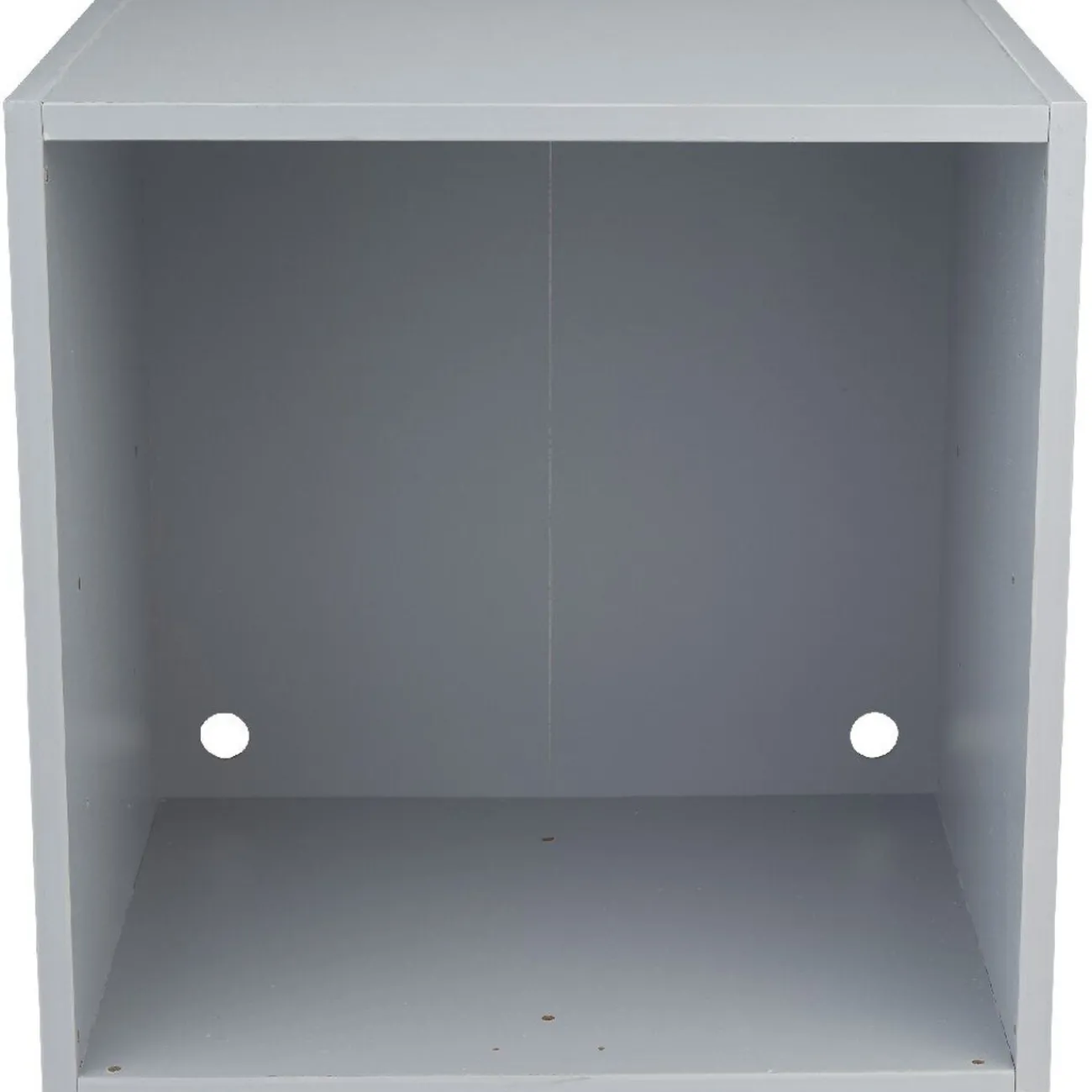 Gifi Rangement|Cube de rangement 1 case bois gris