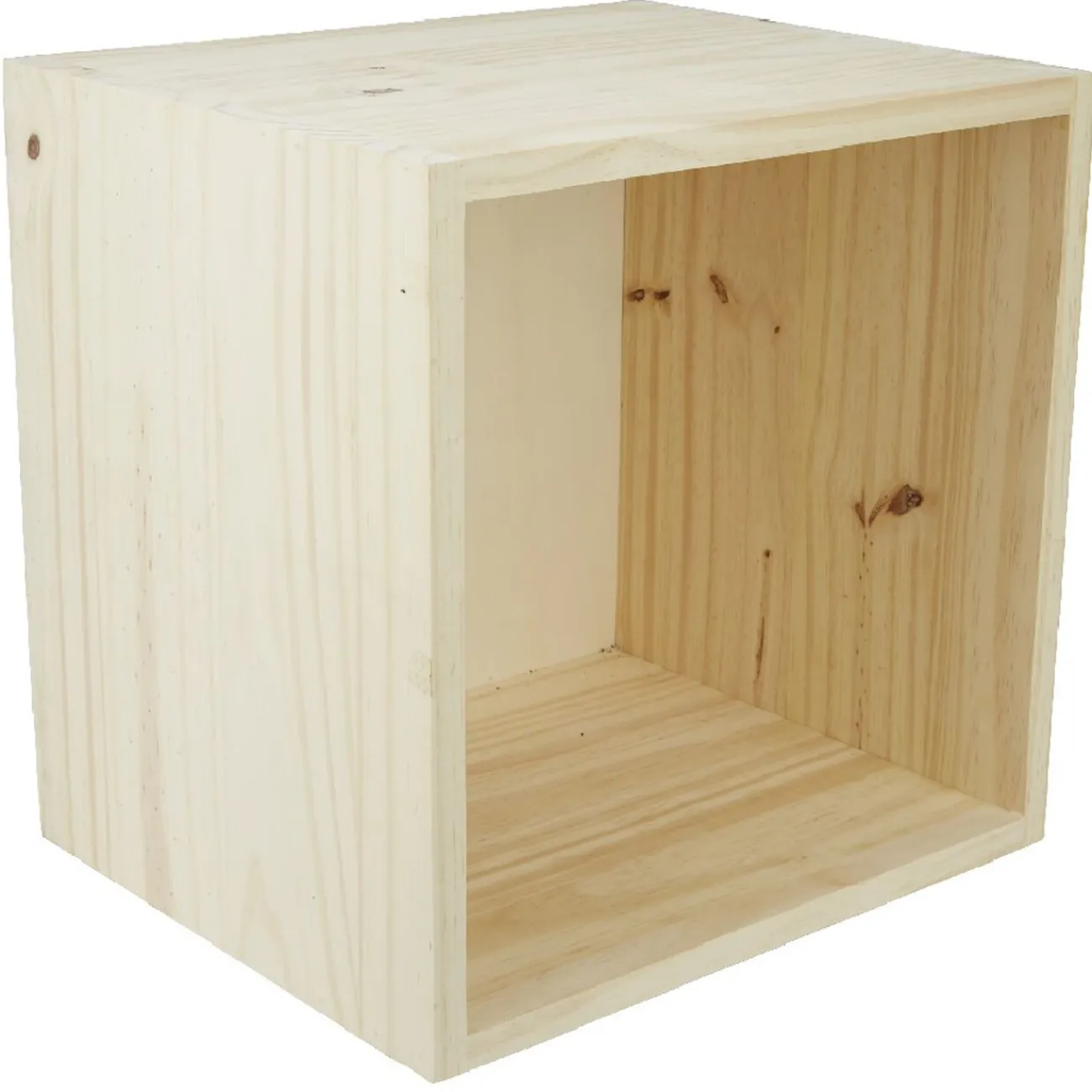 Gifi Rangement|Cube de rangement 1 case pin naturel