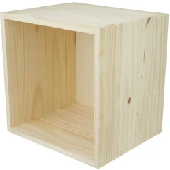 Gifi Rangement|Cube de rangement 1 case pin naturel