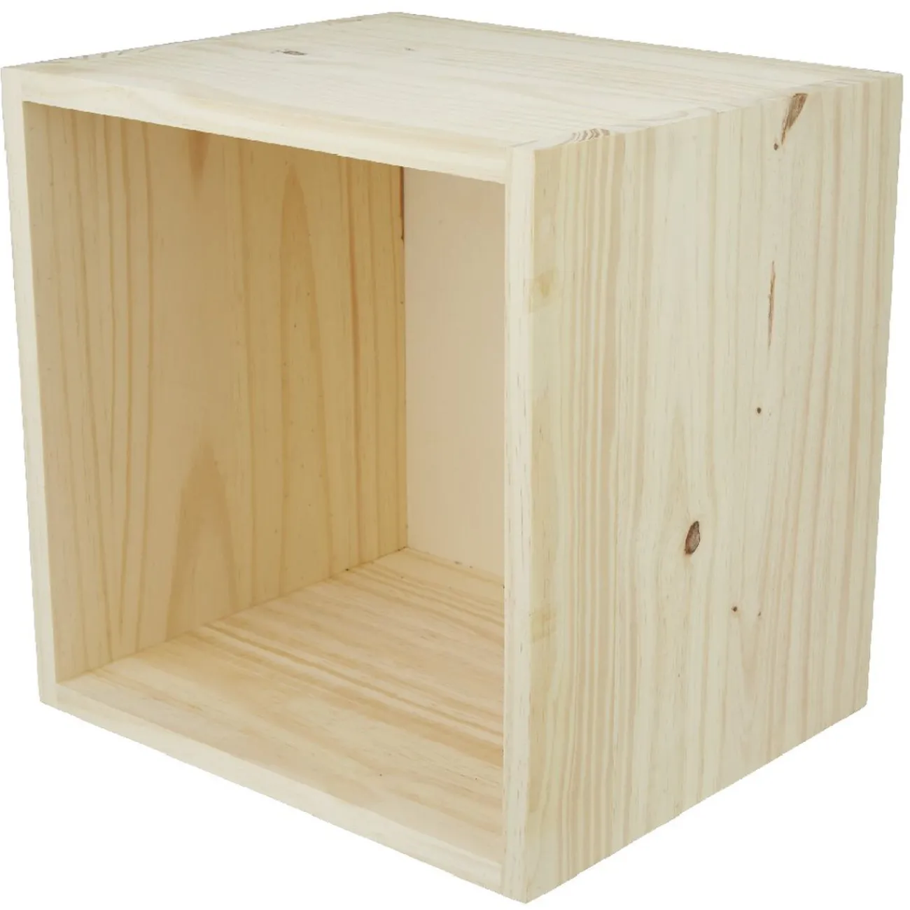 Gifi Rangement|Cube de rangement 1 case pin naturel