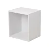 Gifi Rangement|Cube de rangement en bois 1 niche blanc
