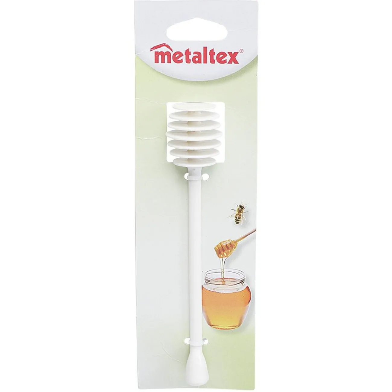 Gifi Cuillère à miel en plastique blanc