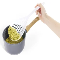 Gifi Cuillère écumoire plastique blanc ou orange