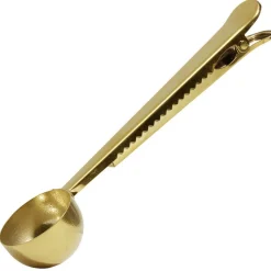 Gifi Cuillère pince sachet en inox doré