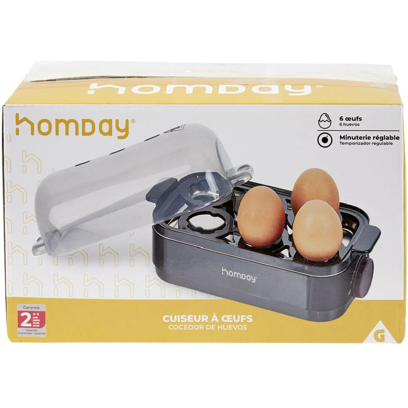 Gifi Cuiseur à oeufs électrique 350W