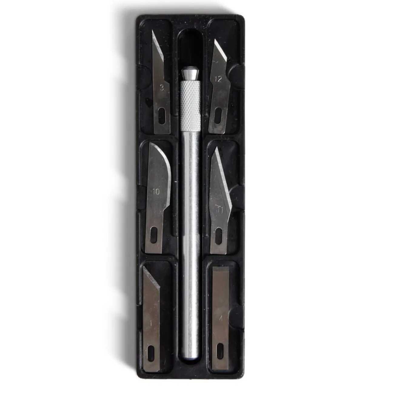 Gifi Outils Bricolage^Cutter de précision 7 lames incluses métal gris