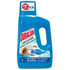 Gifi Nettoyage Et Entretien|Déboucheur Ouragan gel canalisations aux agents biologiques 1L