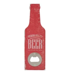 Gifi Décapsuleur jaune en forme de bouteille de bière