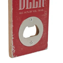 Gifi Décapsuleur jaune en forme de bouteille de bière