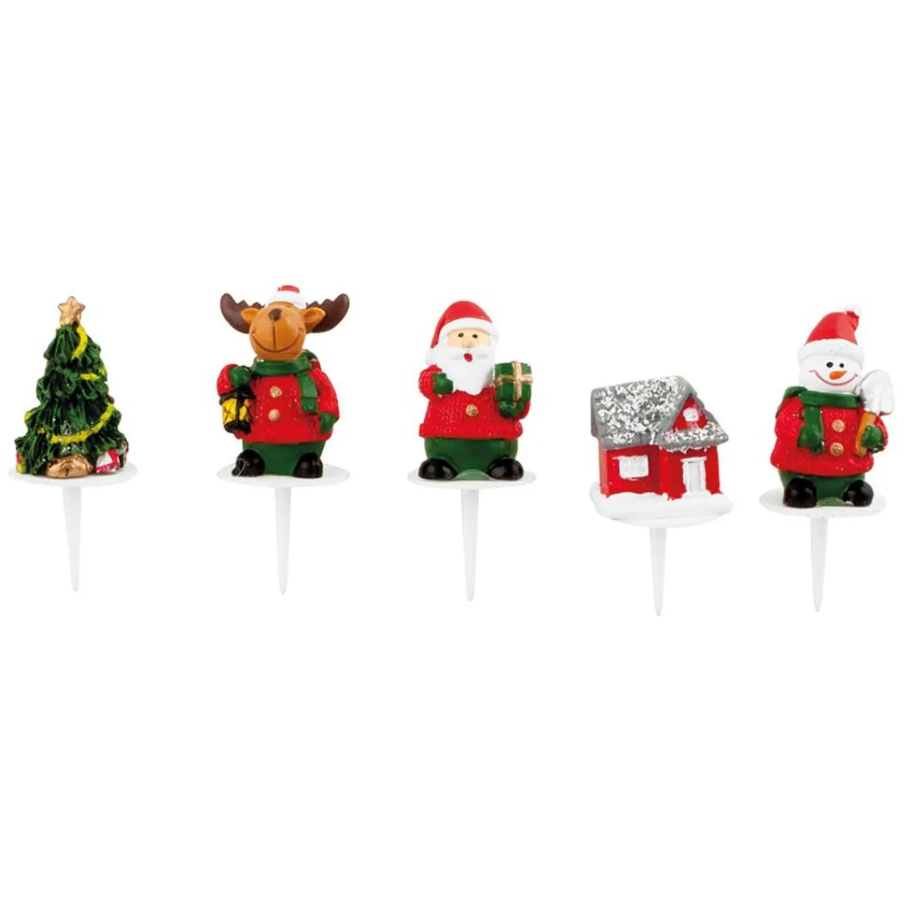 Gifi Décoration bûche de Noël x 5