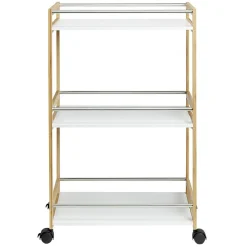 Gifi Desserte à 3 niveaux en bambou