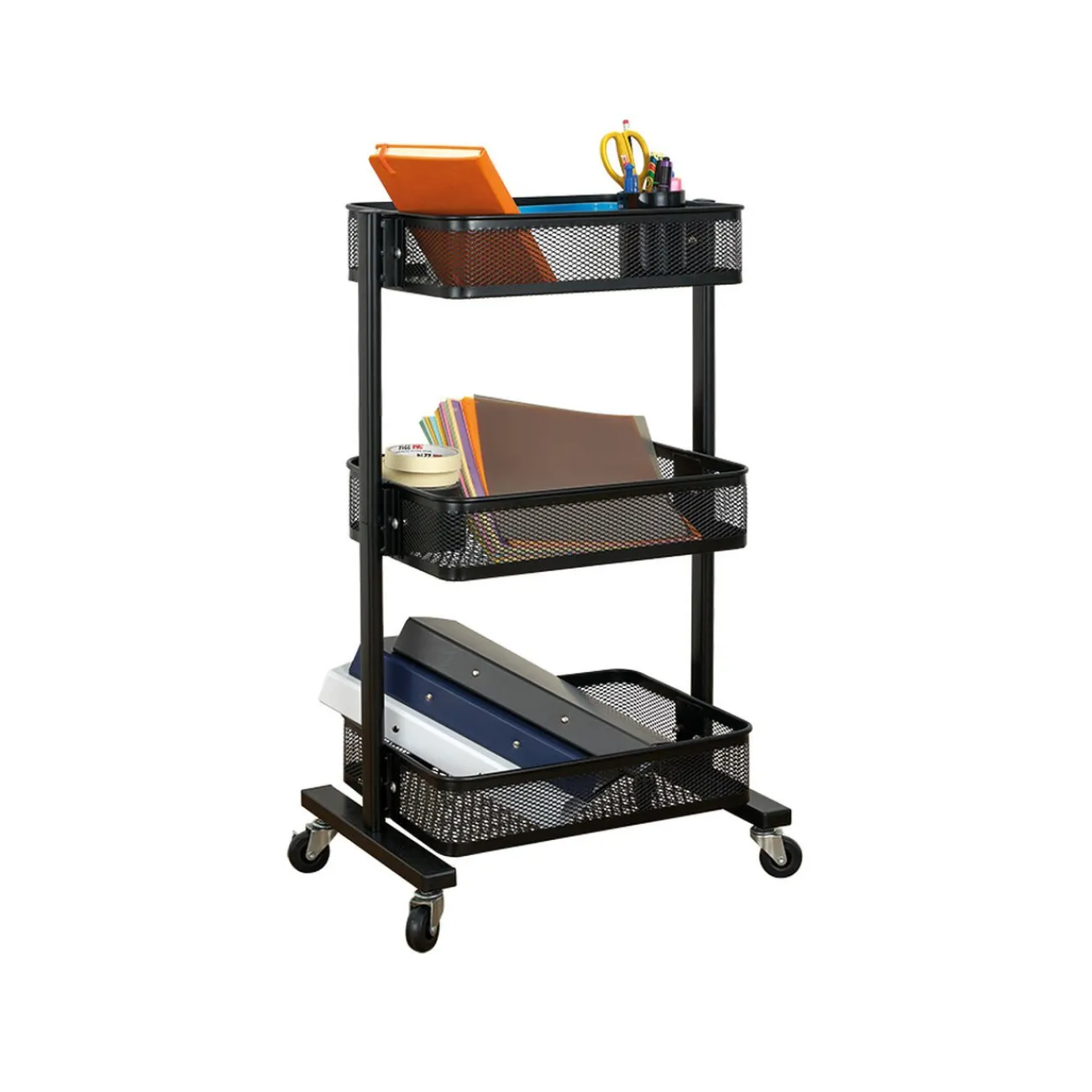 Gifi Desserte à roulettes noire