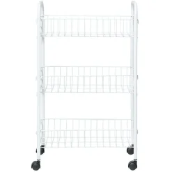 Gifi Desserte de cuisine 3 niveaux blanc