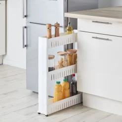 Gifi Desserte de cuisine étroite à 3 niveaux