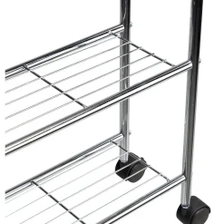 Gifi Aménagement Salle De Bain^Desserte de salle de bains 4 niveaux métal gris