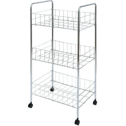 Gifi Desserte en métal 3 niveaux - 35,5xH66,5x26cm