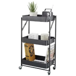 Gifi Desserte multi-usage pliable métal noir