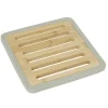 Gifi Dessous de plat en bambou avec contour en silicone