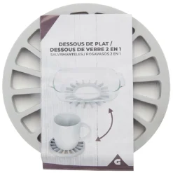 Gifi Dessous de plat 2en1 sous-verre