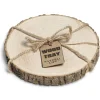 Gifi Dessous de plat rondin de bois