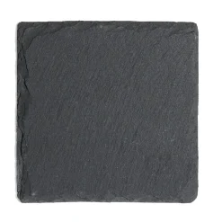 Gifi Dessous de verre carré en ardoise 10x10cm
